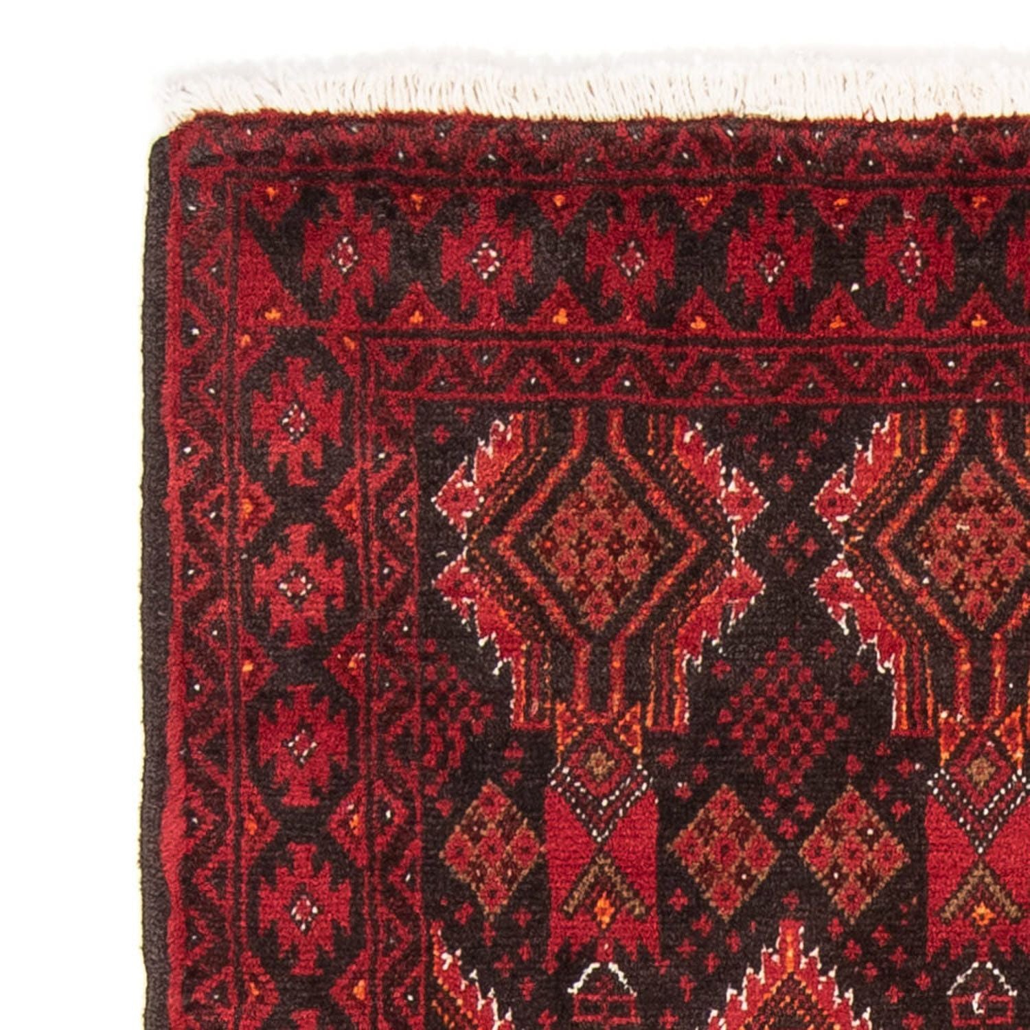 Tapis de couloir Tapis Belutsch - 195 x 102 cm - rouge