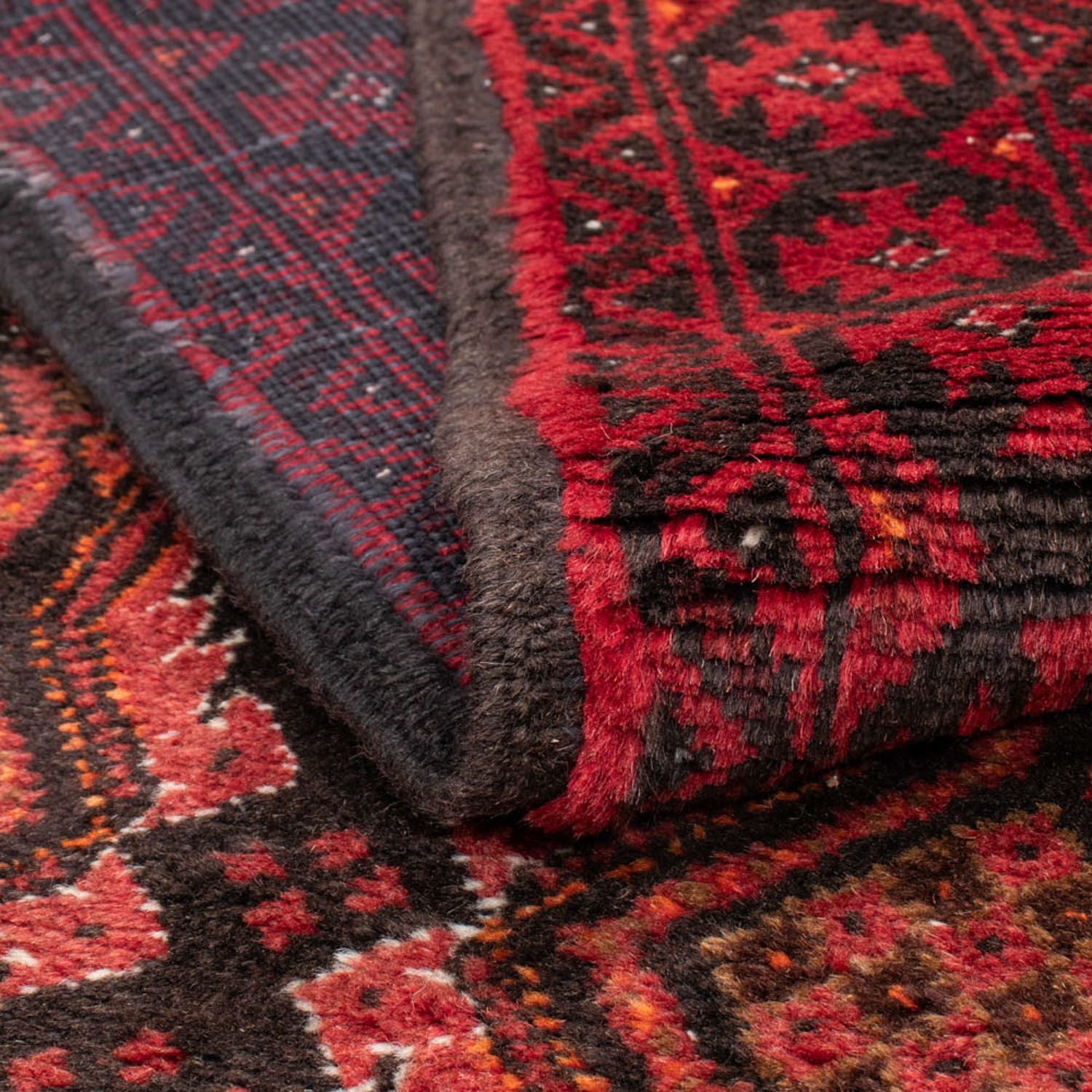 Tapis de couloir Tapis Belutsch - 195 x 102 cm - rouge