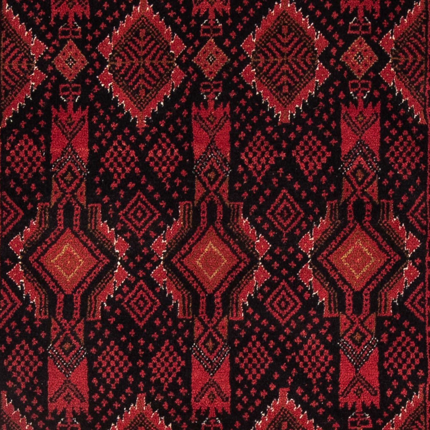 Tapis de couloir Tapis Belutsch - 182 x 102 cm - rouge foncé