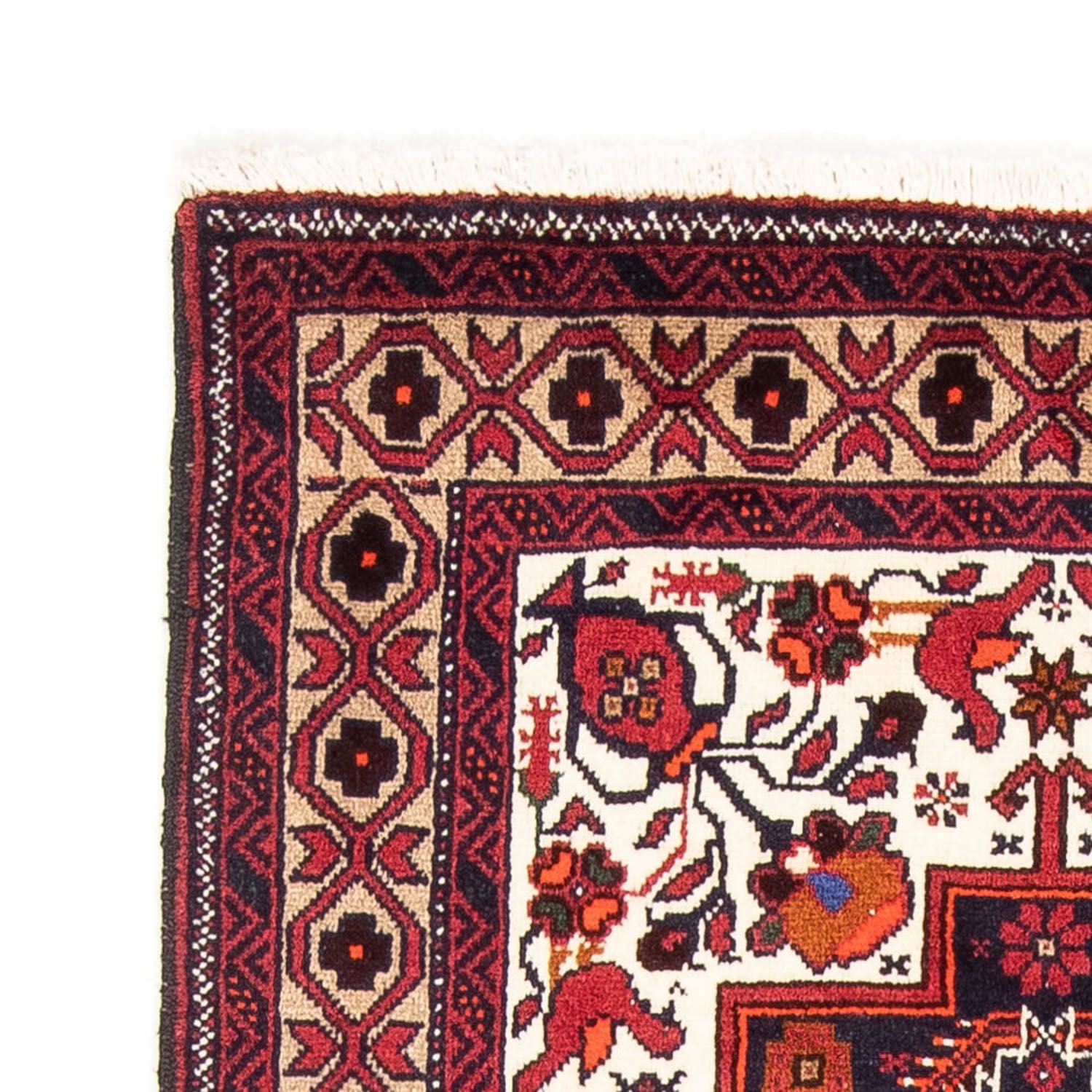 Belutsch Teppich 195 x 106 cm - rot