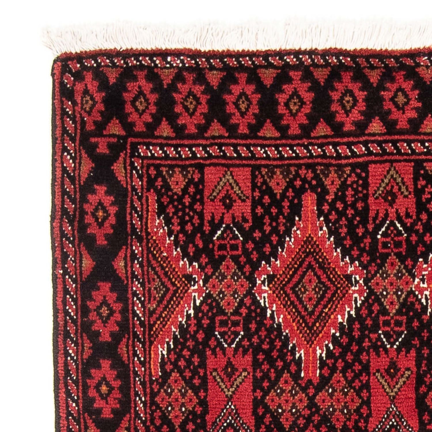 Tapis de couloir Tapis Belutsch - 189 x 104 cm - rouge