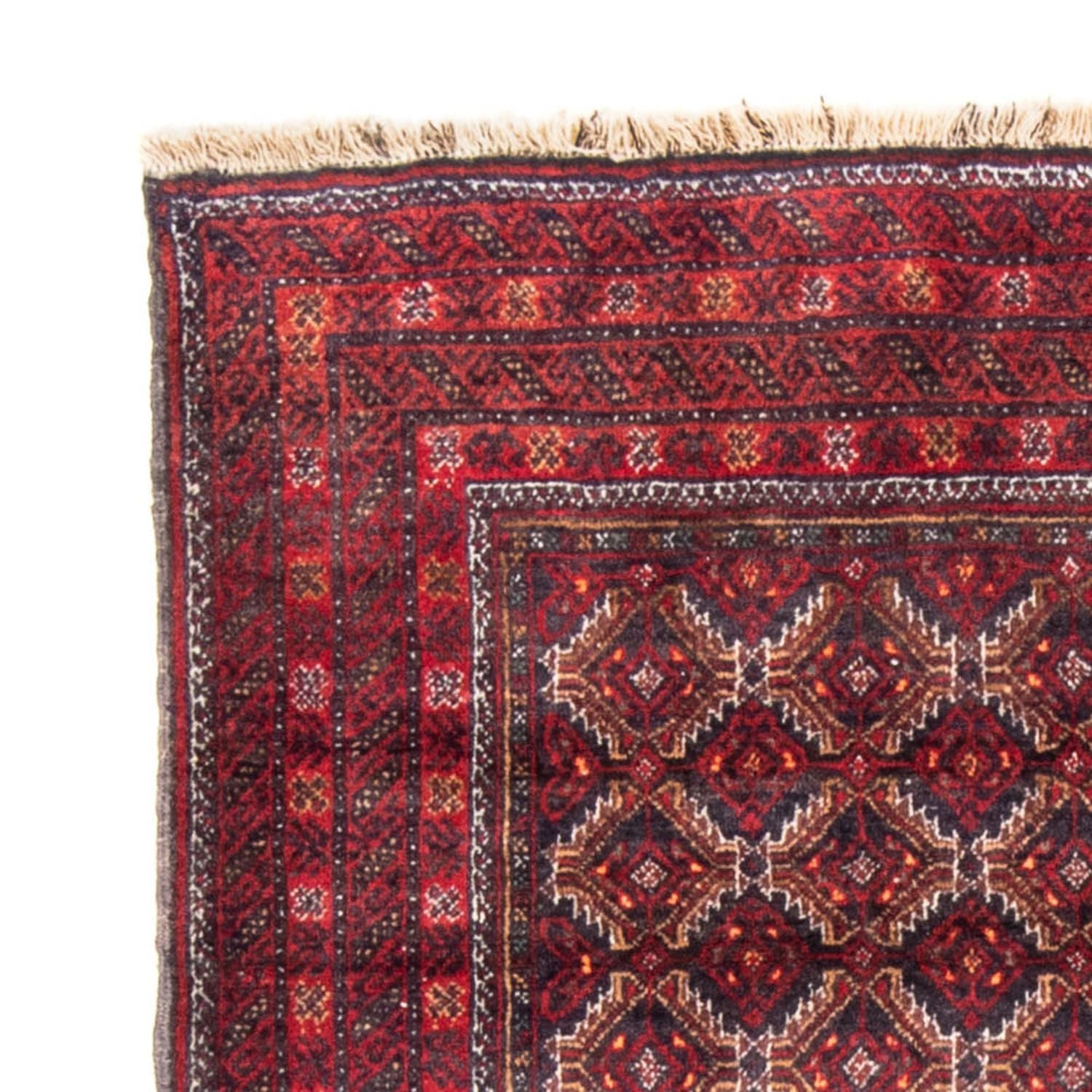 Belutsch Teppich 206 x 107 cm - rot