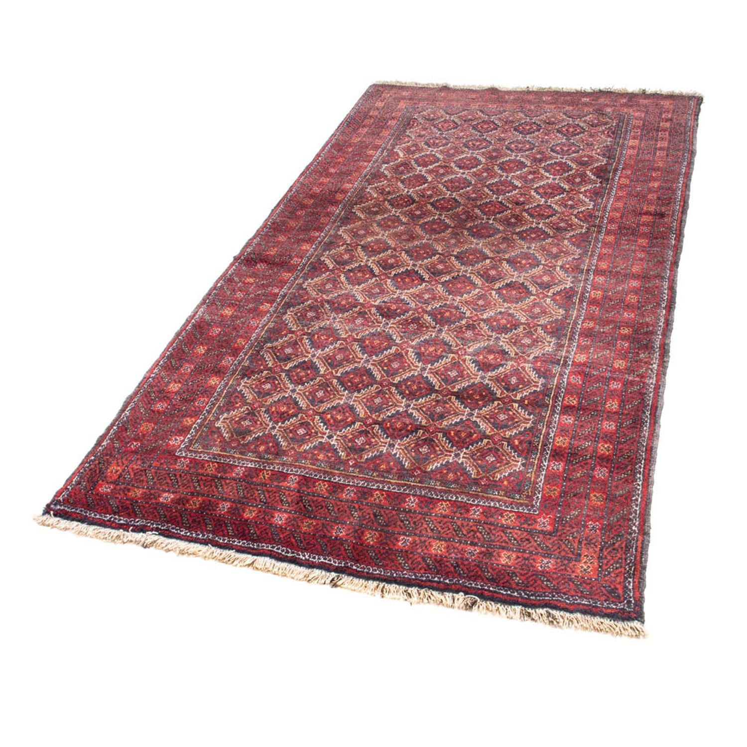 Belutsch Teppich 206 x 107 cm - rot