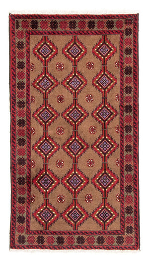 Tapis de couloir Tapis Belutsch - 179 x 101 cm - rouge