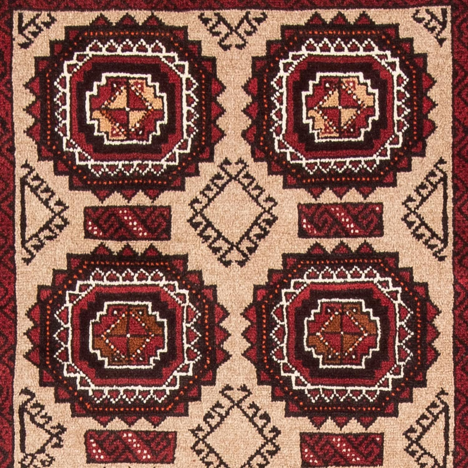 Tapis de couloir Tapis Belutsch - 195 x 104 cm - beige