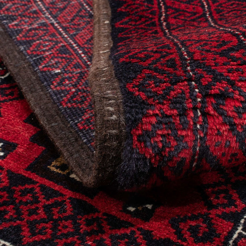 Belutsch Teppich 175 x 95 cm - dunkelrot