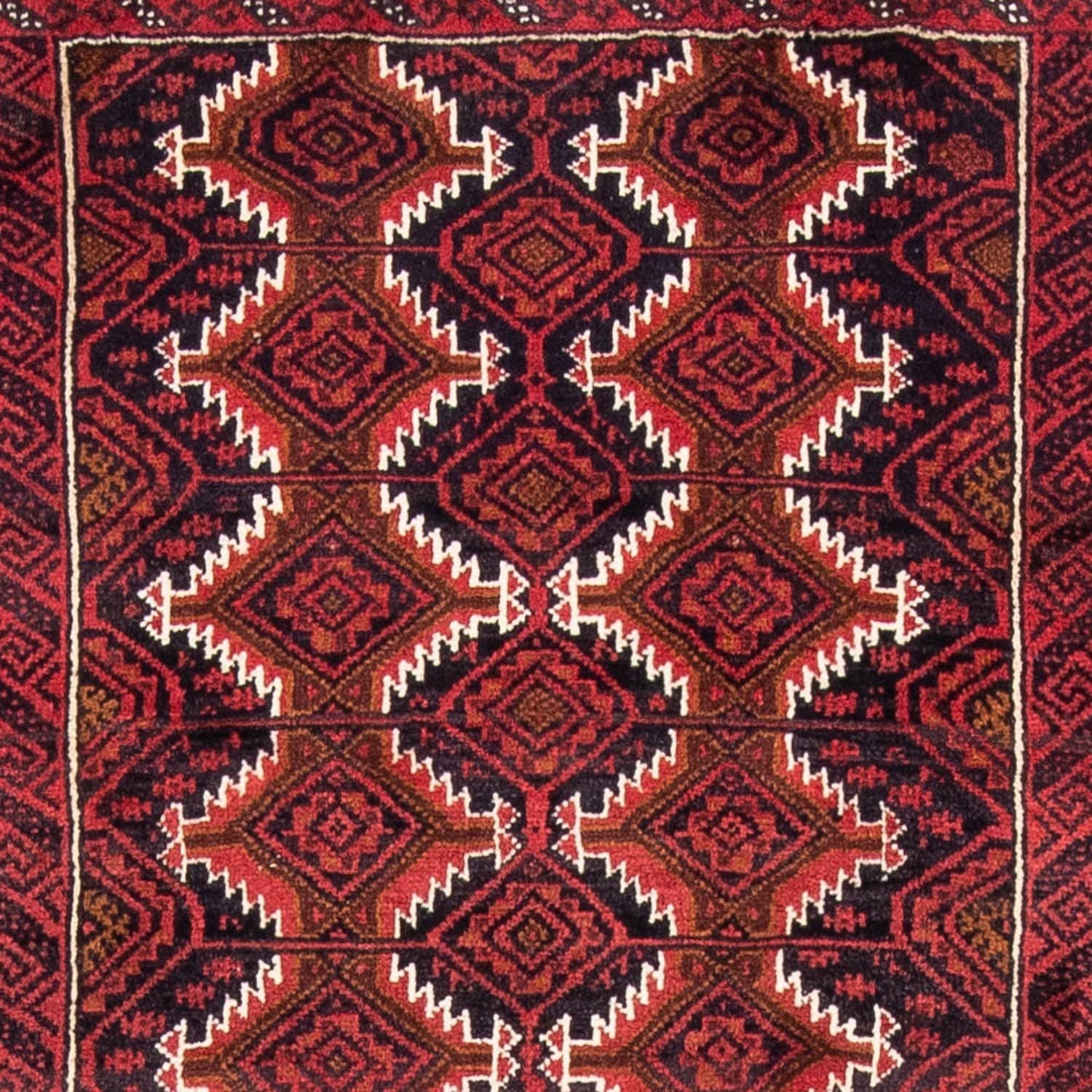 Tapis de couloir Tapis Belutsch - 189 x 97 cm - rouge