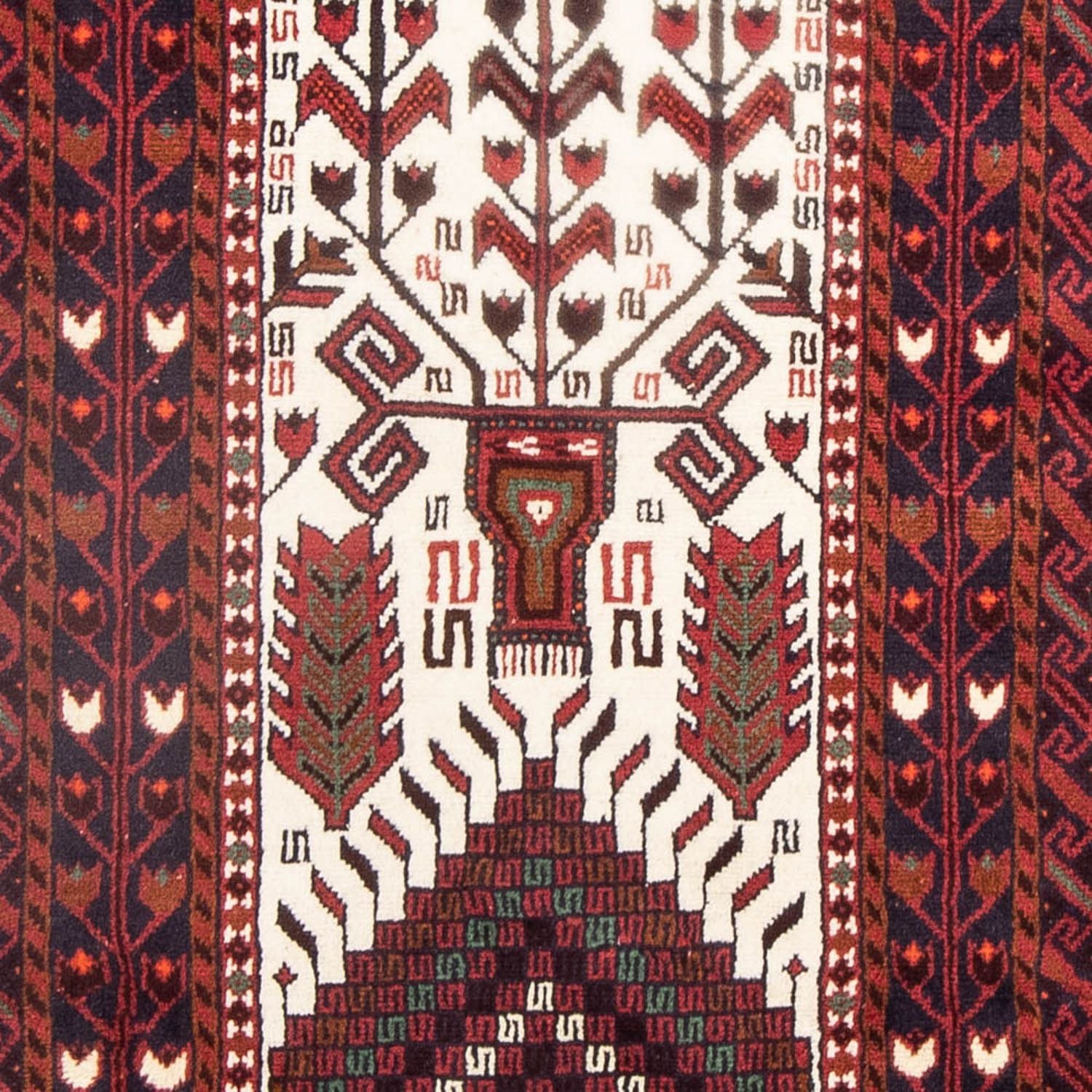 Tapis de couloir Tapis Belutsch - 197 x 100 cm - beige