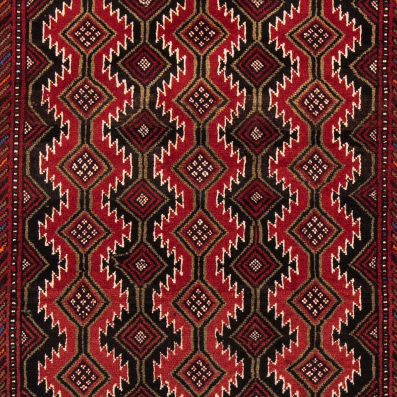 Tapis de couloir Tapis Belutsch - 219 x 110 cm - rouge foncé