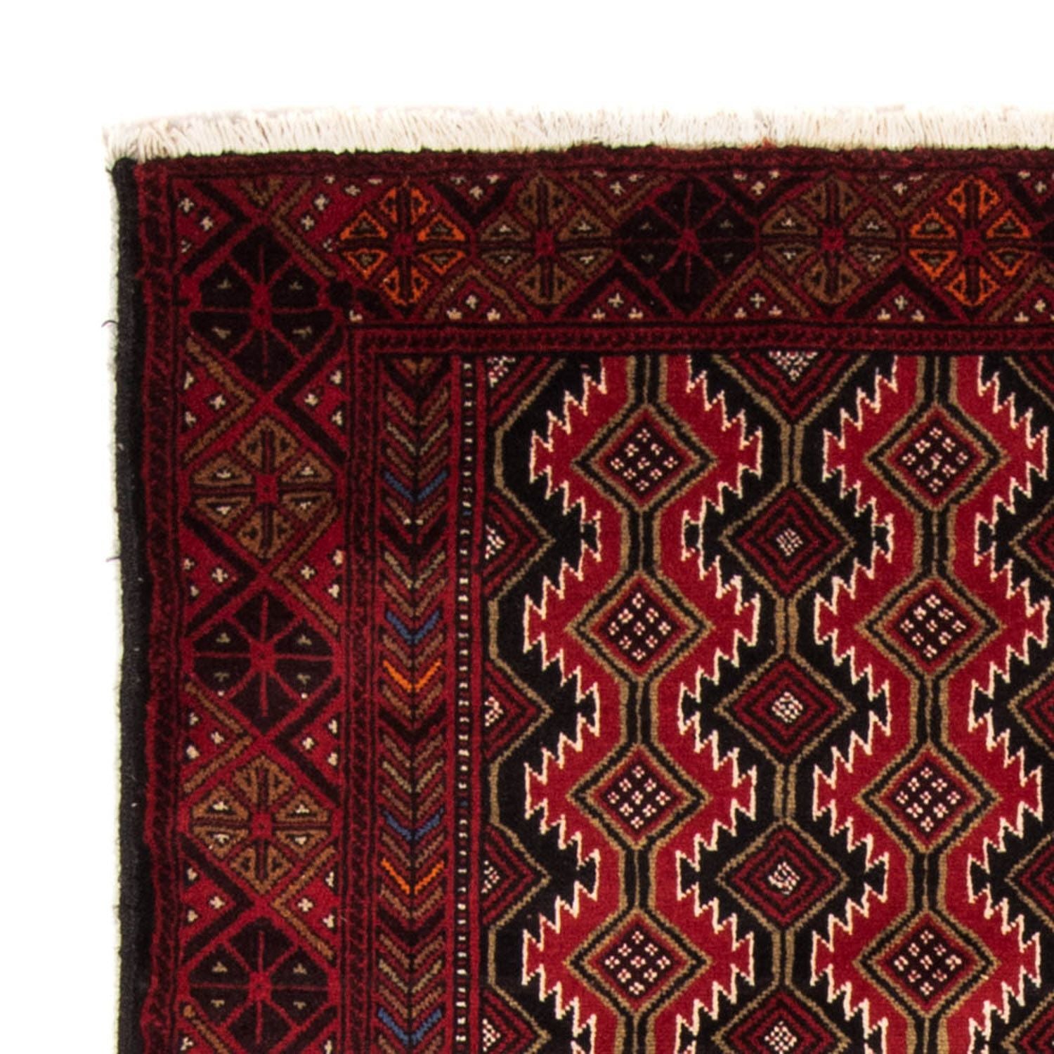 Tapis de couloir Tapis Belutsch - 219 x 110 cm - rouge foncé