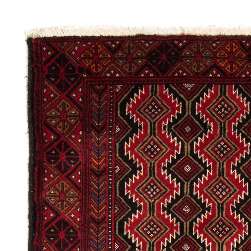 Tapis de couloir Tapis Belutsch - 219 x 110 cm - rouge foncé