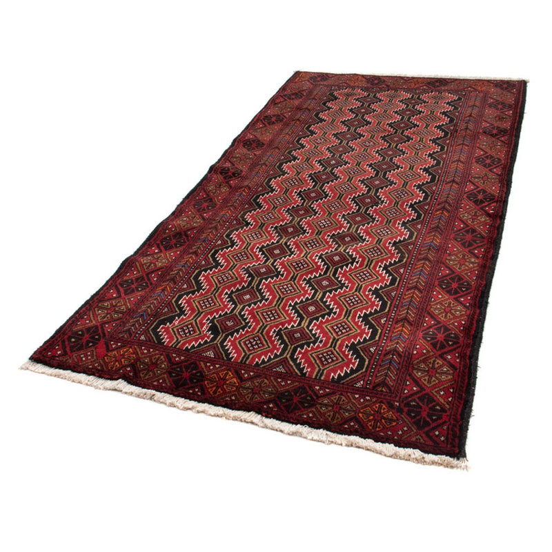 Tapis de couloir Tapis Belutsch - 219 x 110 cm - rouge foncé