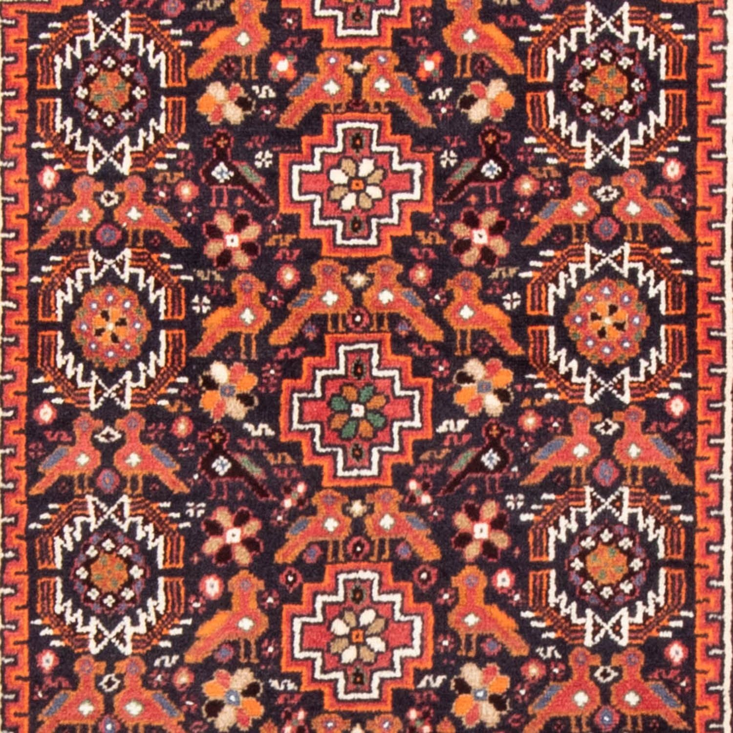 Tapis de couloir Tapis Belutsch - 210 x 106 cm - rouge