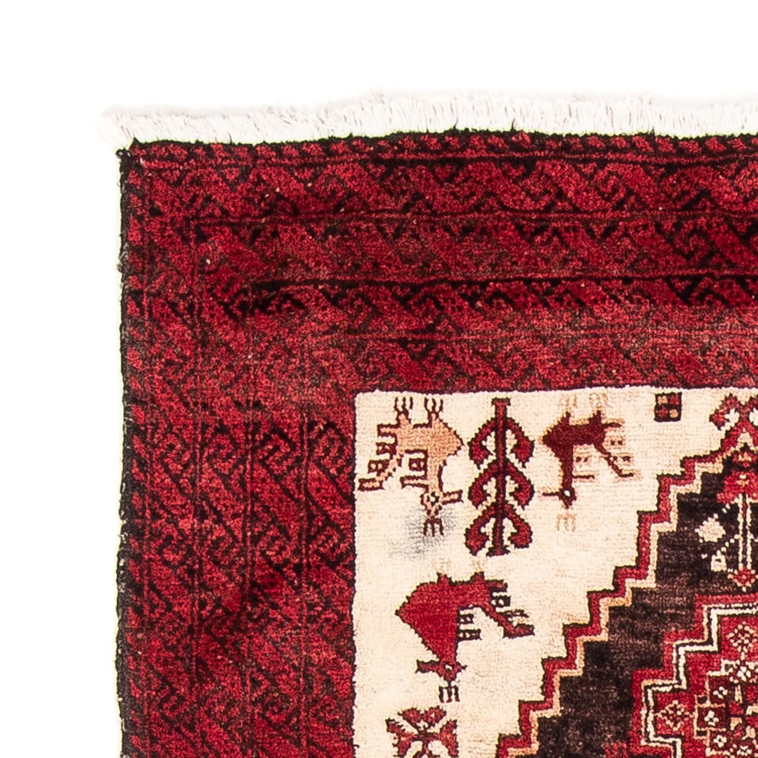 Tapis de couloir Tapis Belutsch - 202 x 100 cm - rouge