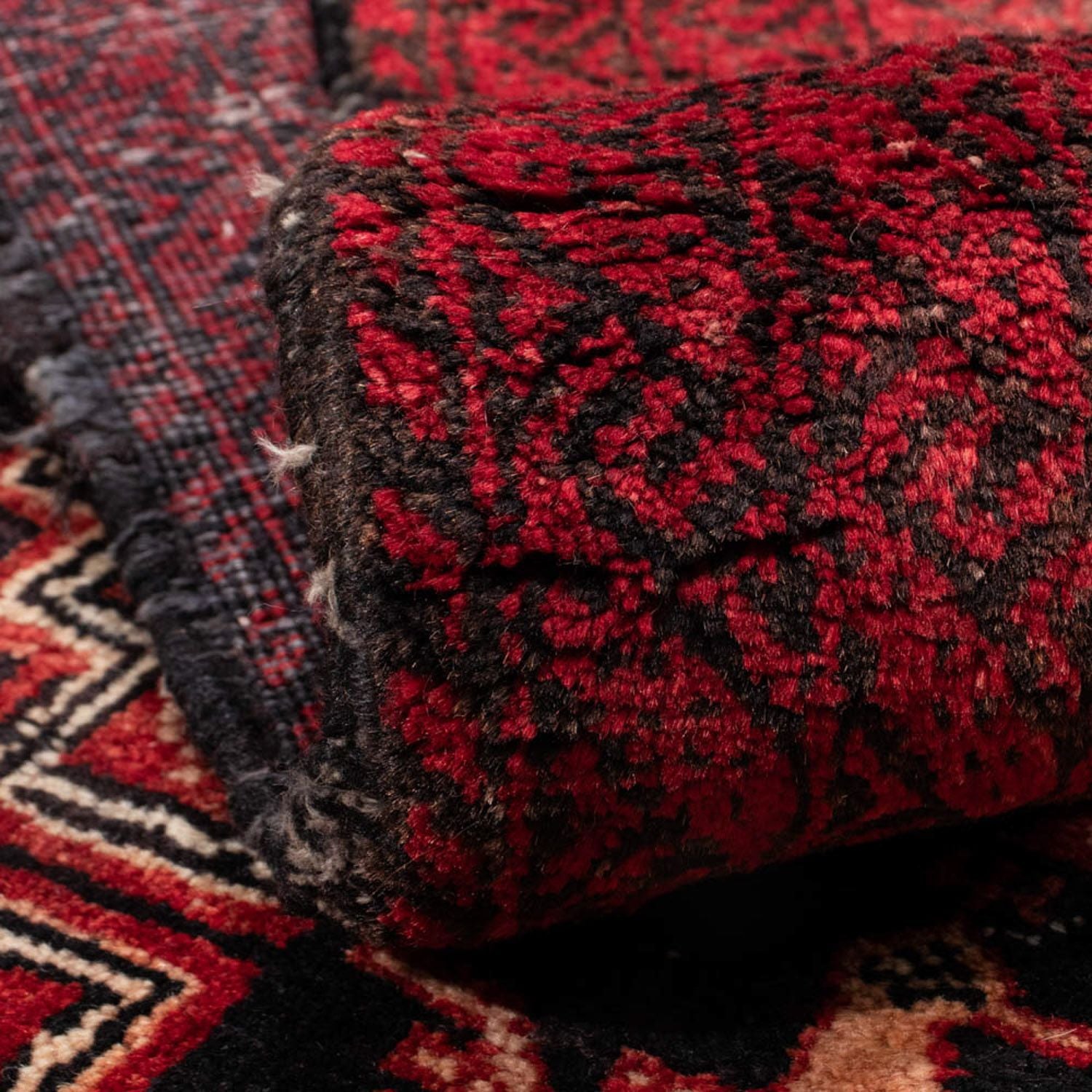 Tapis de couloir Tapis Belutsch - 202 x 100 cm - rouge
