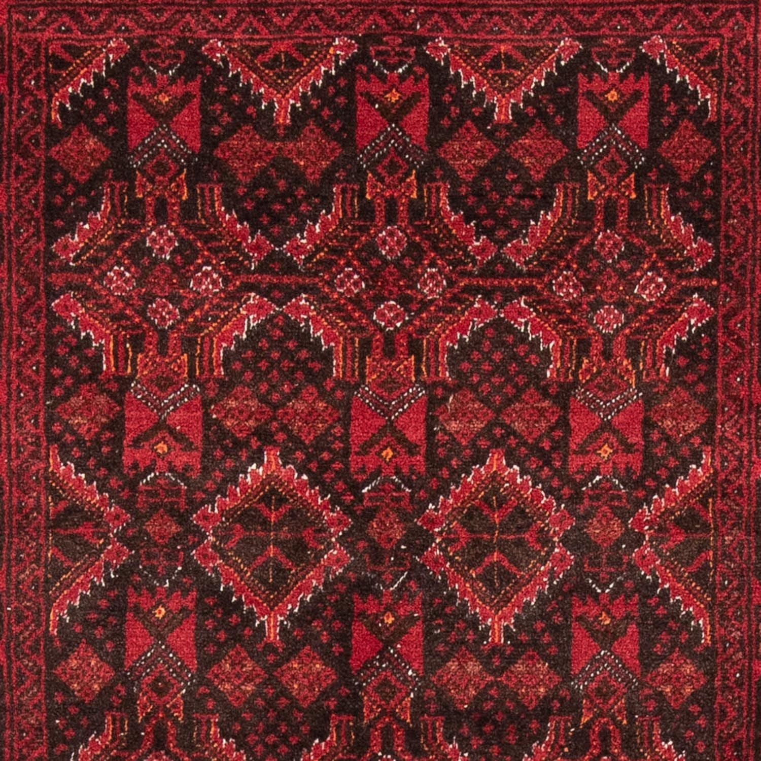 Belutsch Teppich 196 x 100 cm - rot
