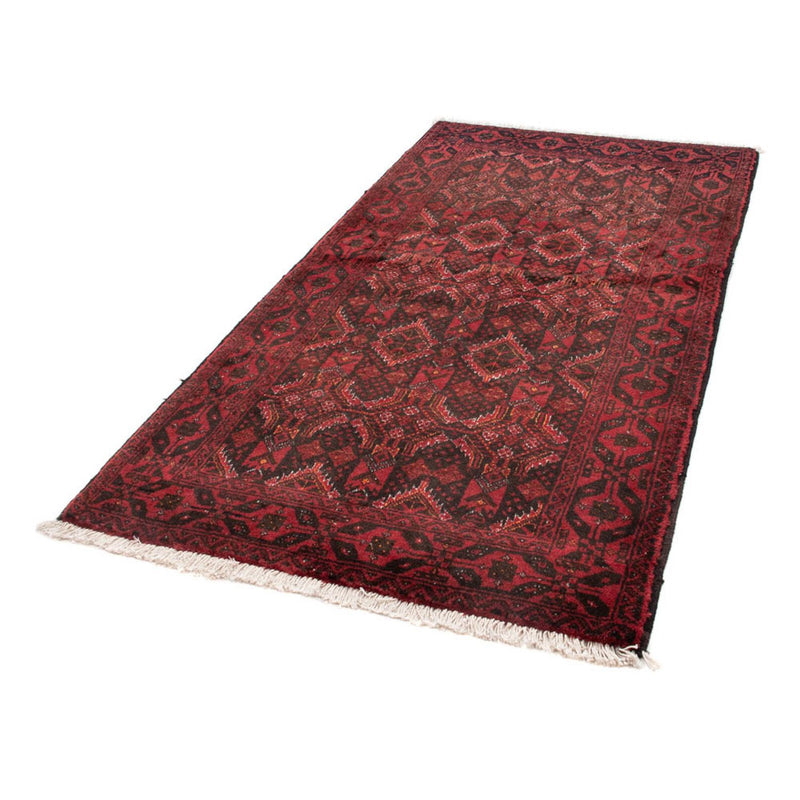 Belutsch Teppich 196 x 100 cm - rot