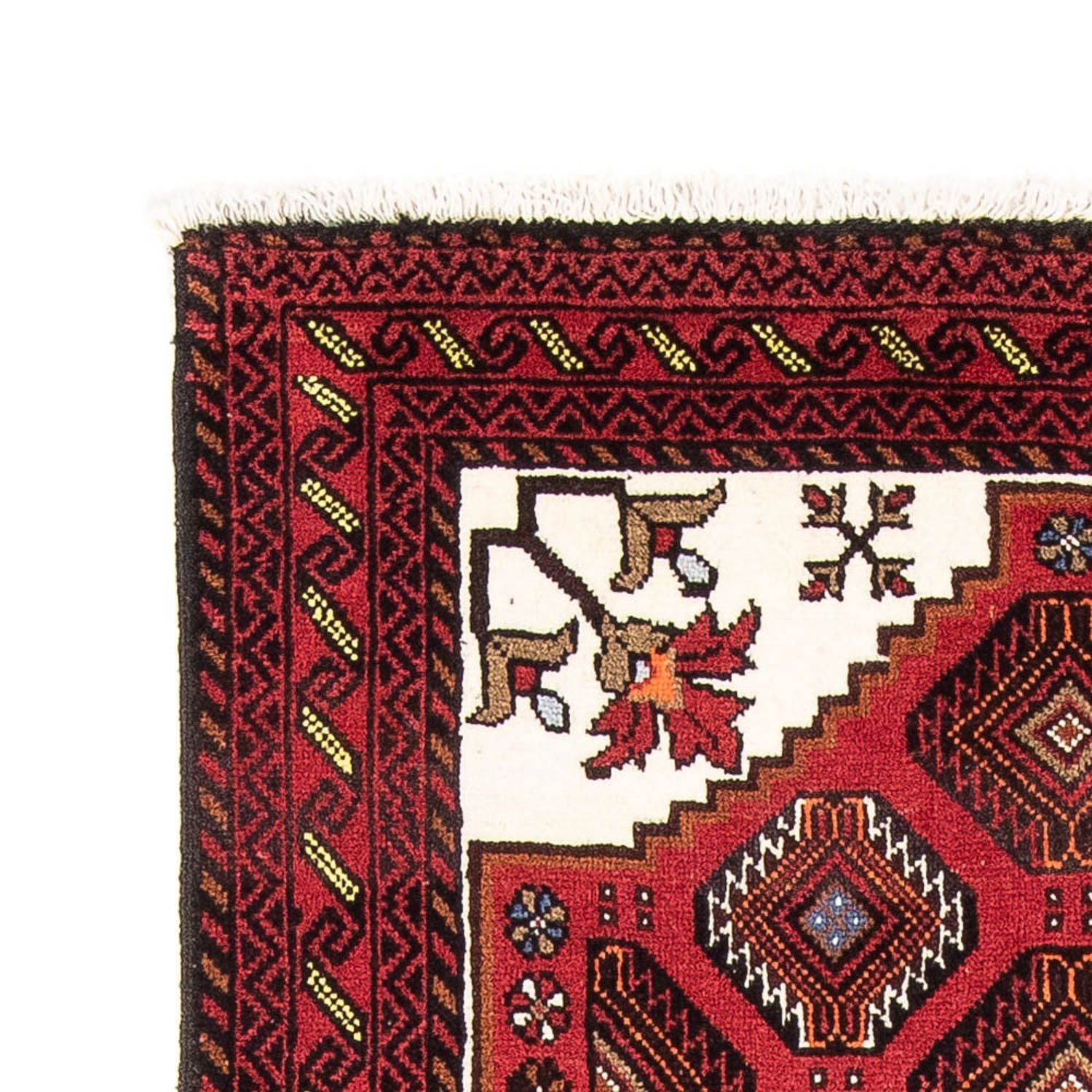 Tapis de couloir Tapis Belutsch - 194 x 102 cm - rouge
