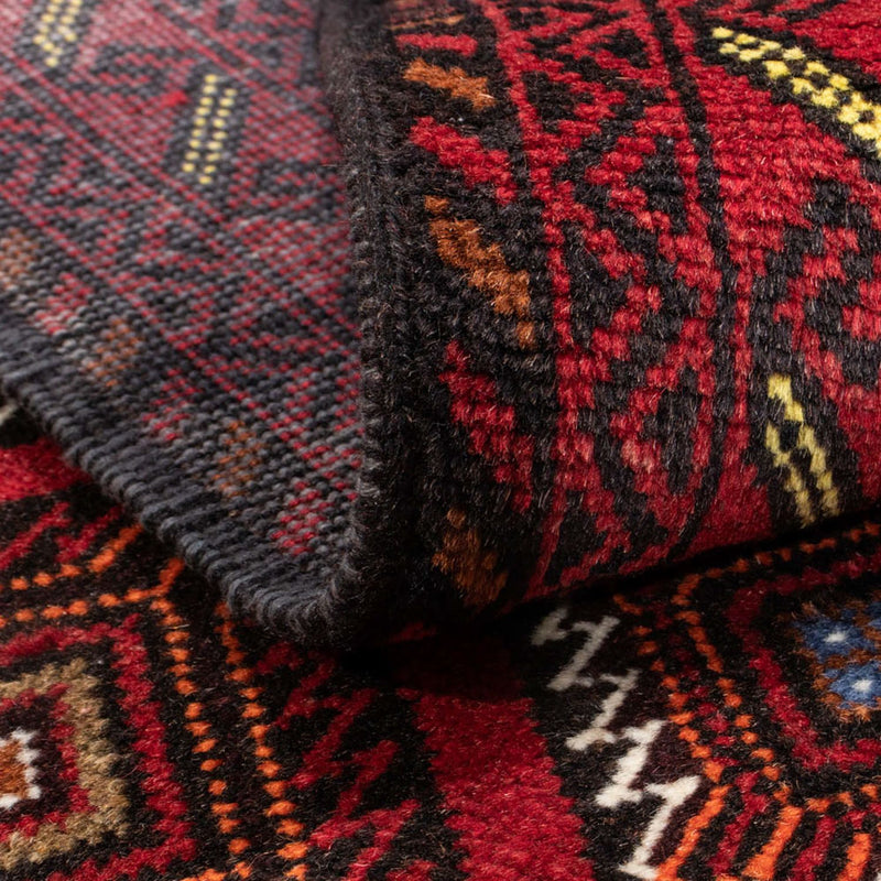 Tapis de couloir Tapis Belutsch - 194 x 102 cm - rouge