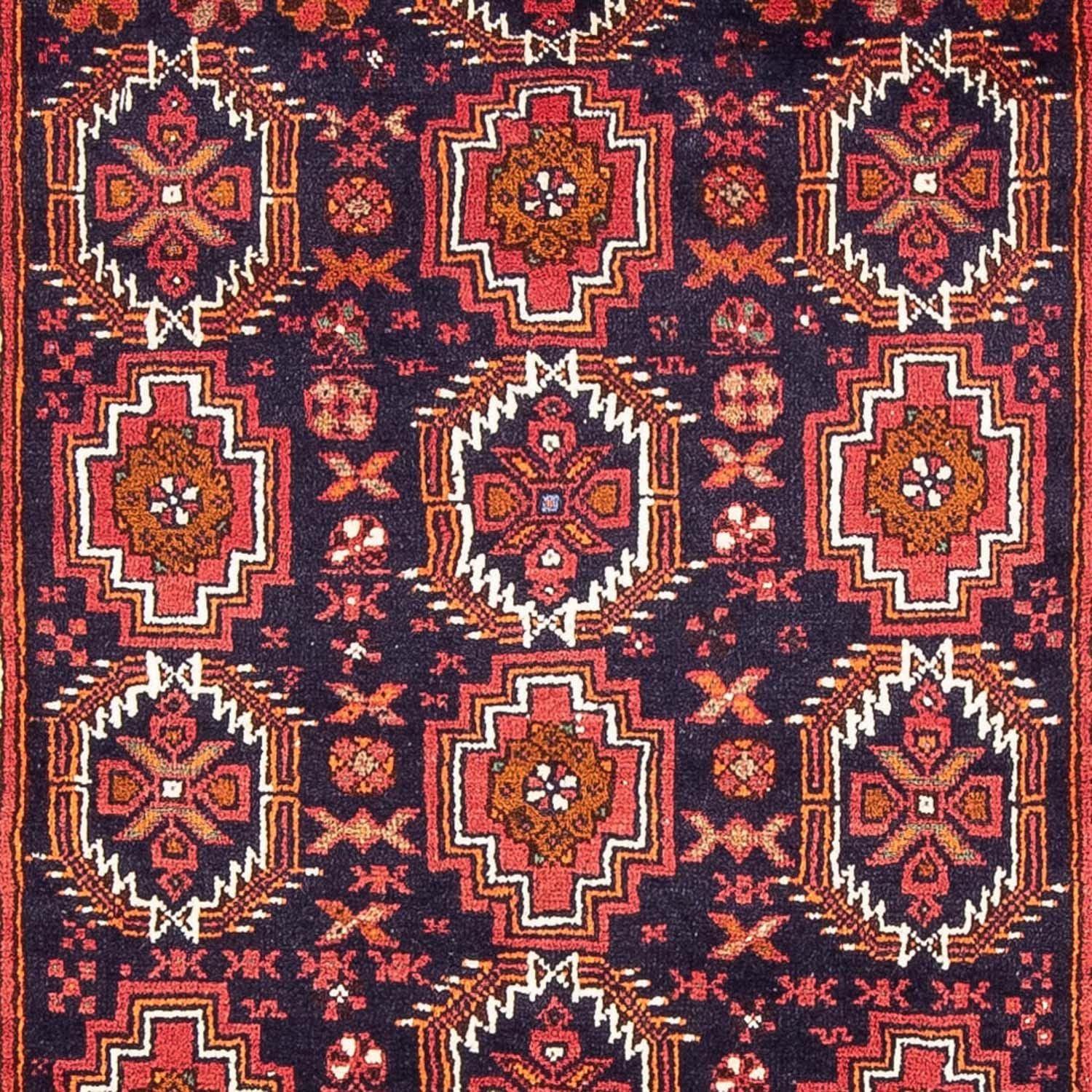 Tapis de couloir Tapis Belutsch - 181 x 101 cm - bleu foncé