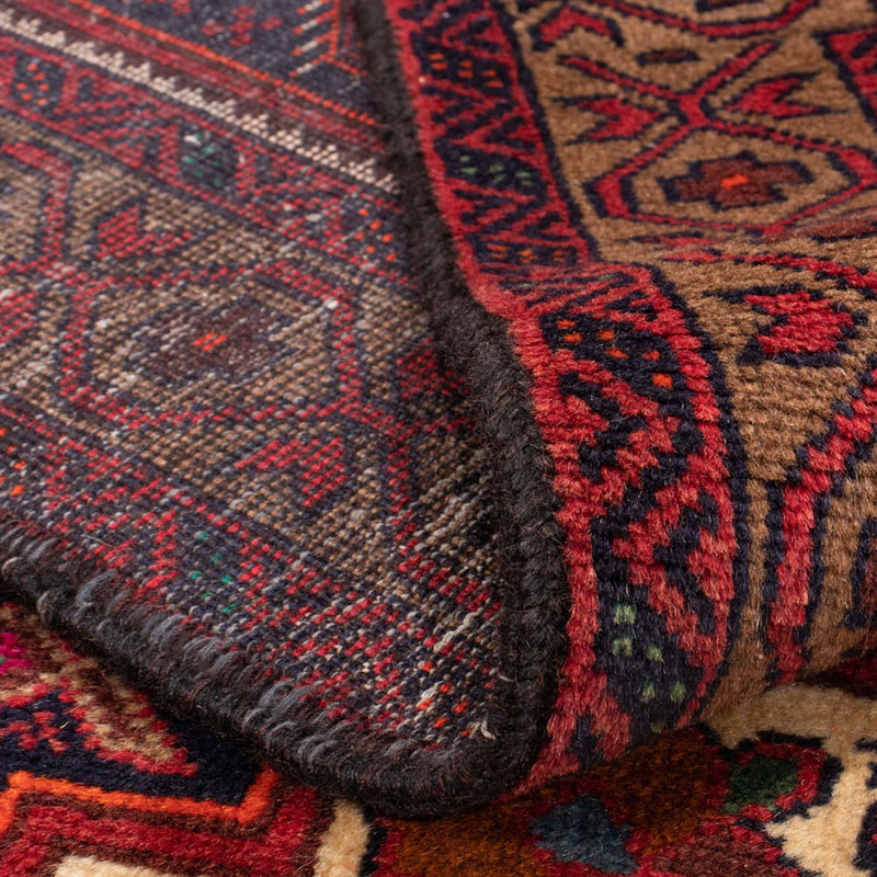 Tapis de couloir Tapis Belutsch - 182 x 103 cm - rouge