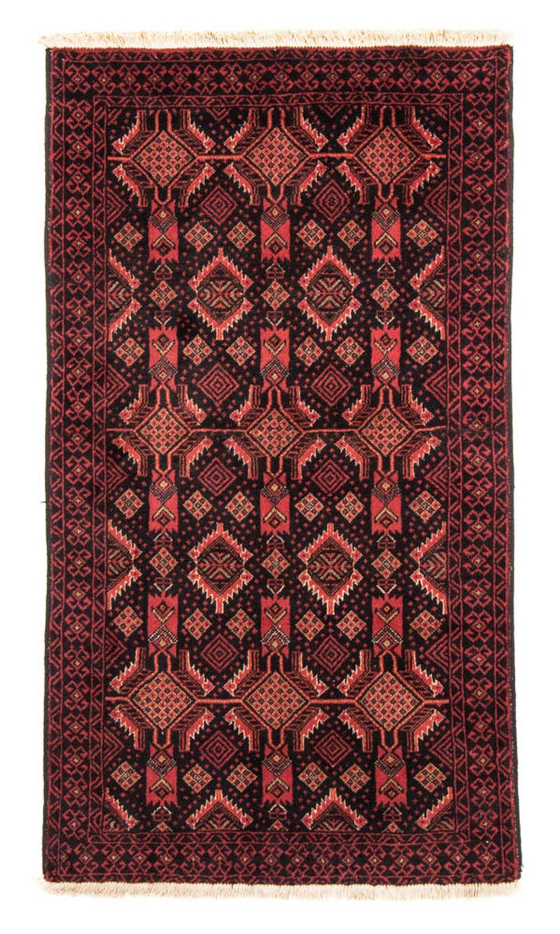 Tapis de couloir Tapis Belutsch - 176 x 101 cm - rouge clair