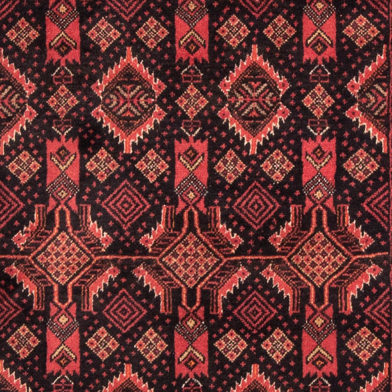 Tapis de couloir Tapis Belutsch - 176 x 101 cm - rouge clair