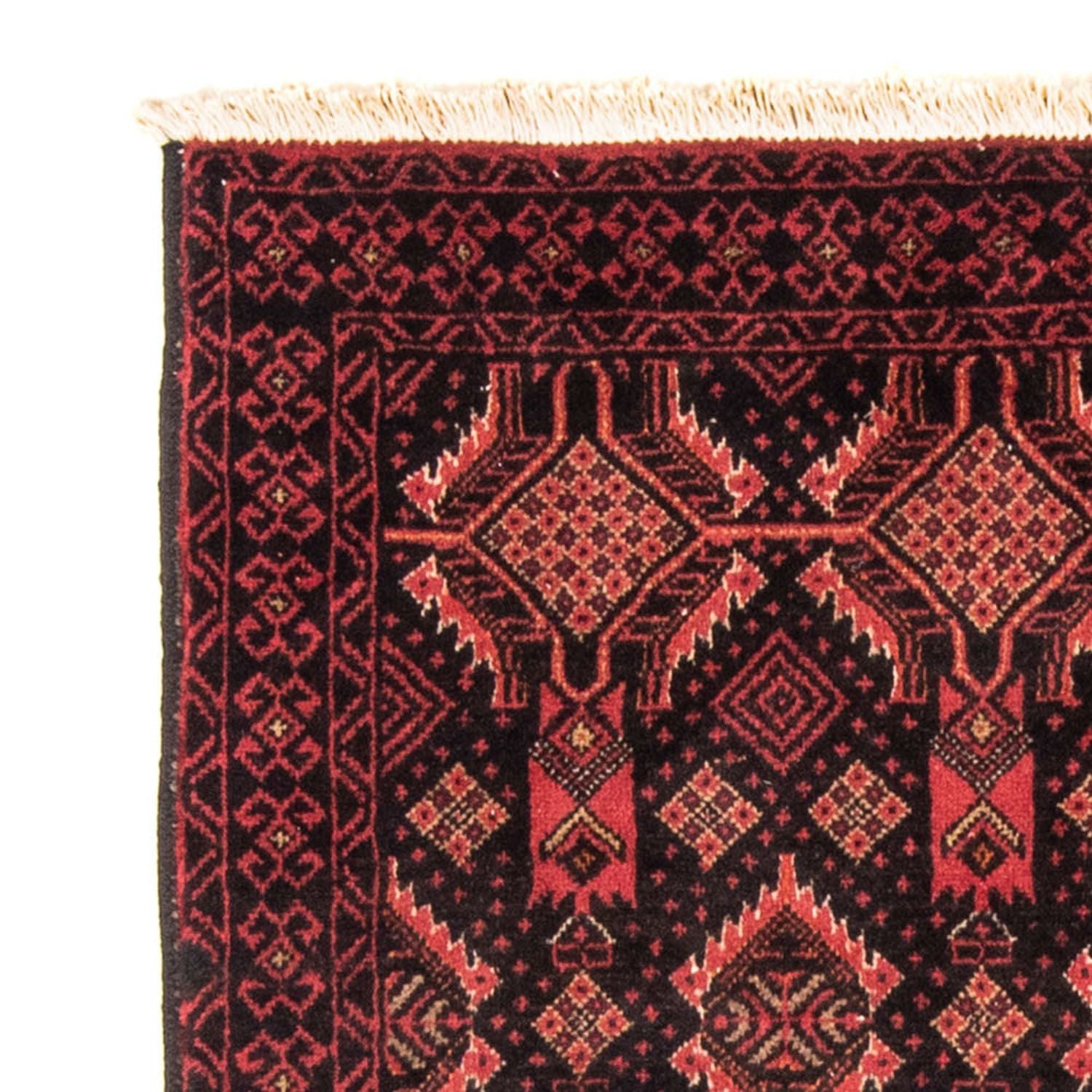 Tapis de couloir Tapis Belutsch - 176 x 101 cm - rouge clair