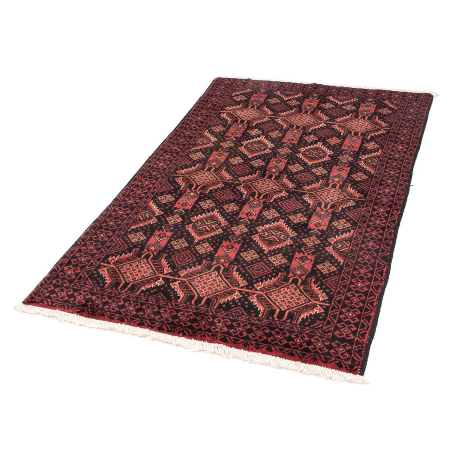 Tapis de couloir Tapis Belutsch - 176 x 101 cm - rouge clair