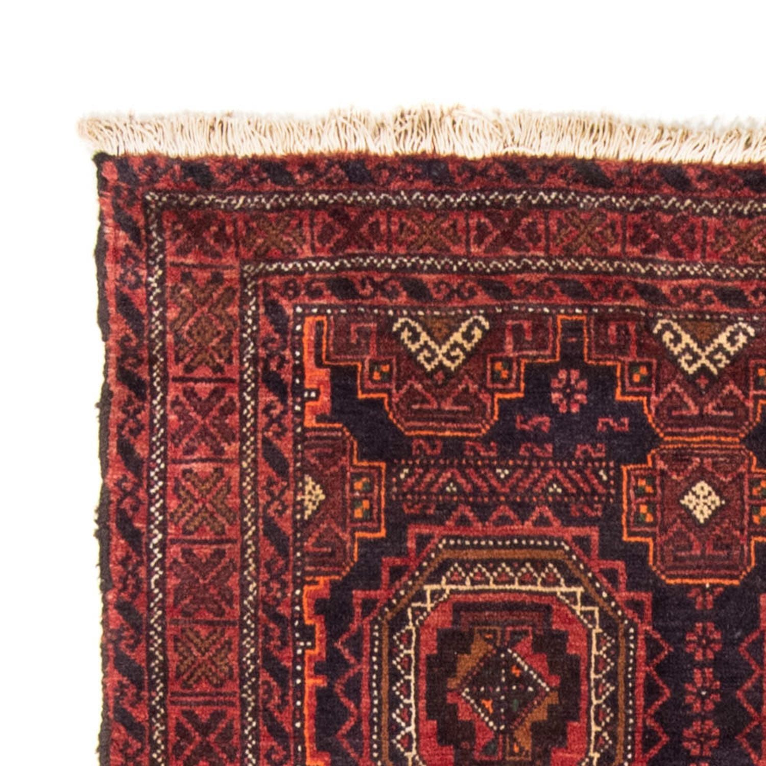 Tapis de couloir Tapis Belutsch - 200 x 106 cm - rouge clair