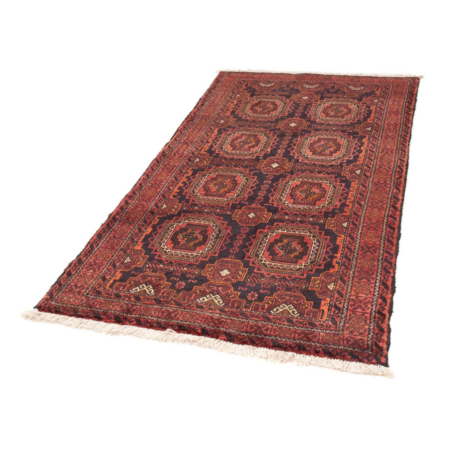 Tapis de couloir Tapis Belutsch - 200 x 106 cm - rouge clair