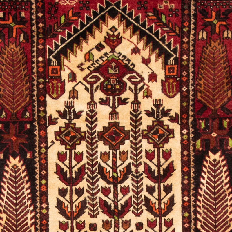 Tapis de couloir Tapis Belutsch - 187 x 102 cm - rouge