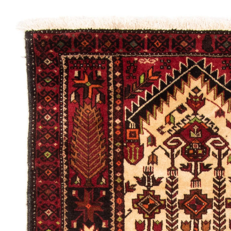 Tapis de couloir Tapis Belutsch - 187 x 102 cm - rouge