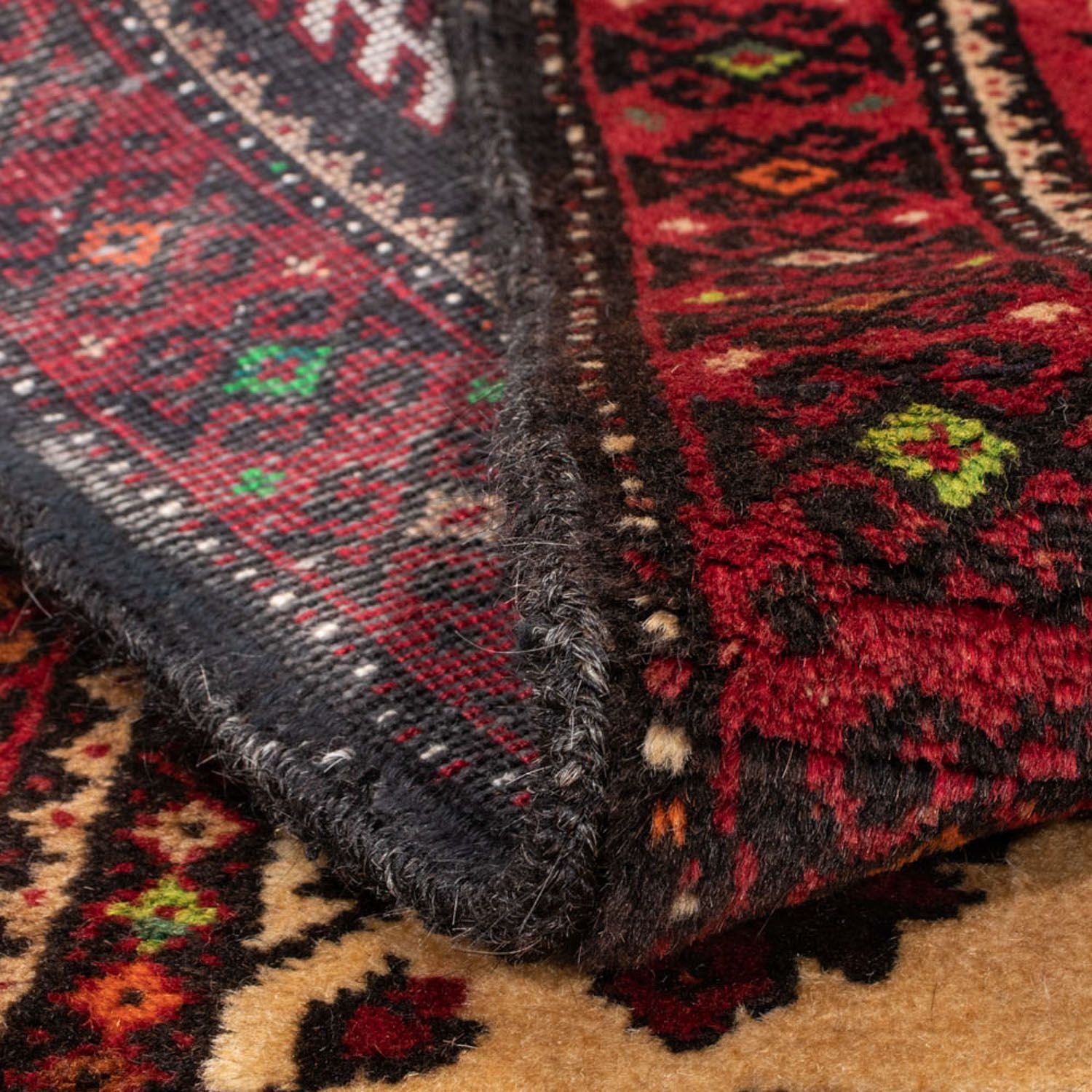 Tapis de couloir Tapis Belutsch - 187 x 102 cm - rouge