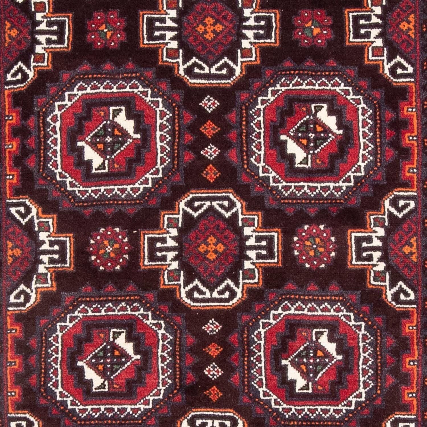 Tapis de couloir Tapis Belutsch - 194 x 105 cm - rouge