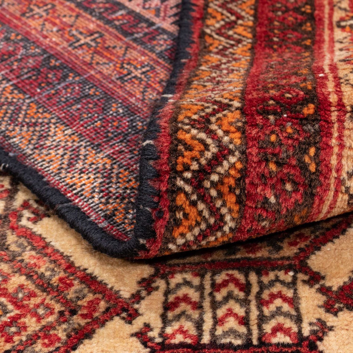 Tapis de couloir Tapis Belutsch - 222 x 111 cm - beige