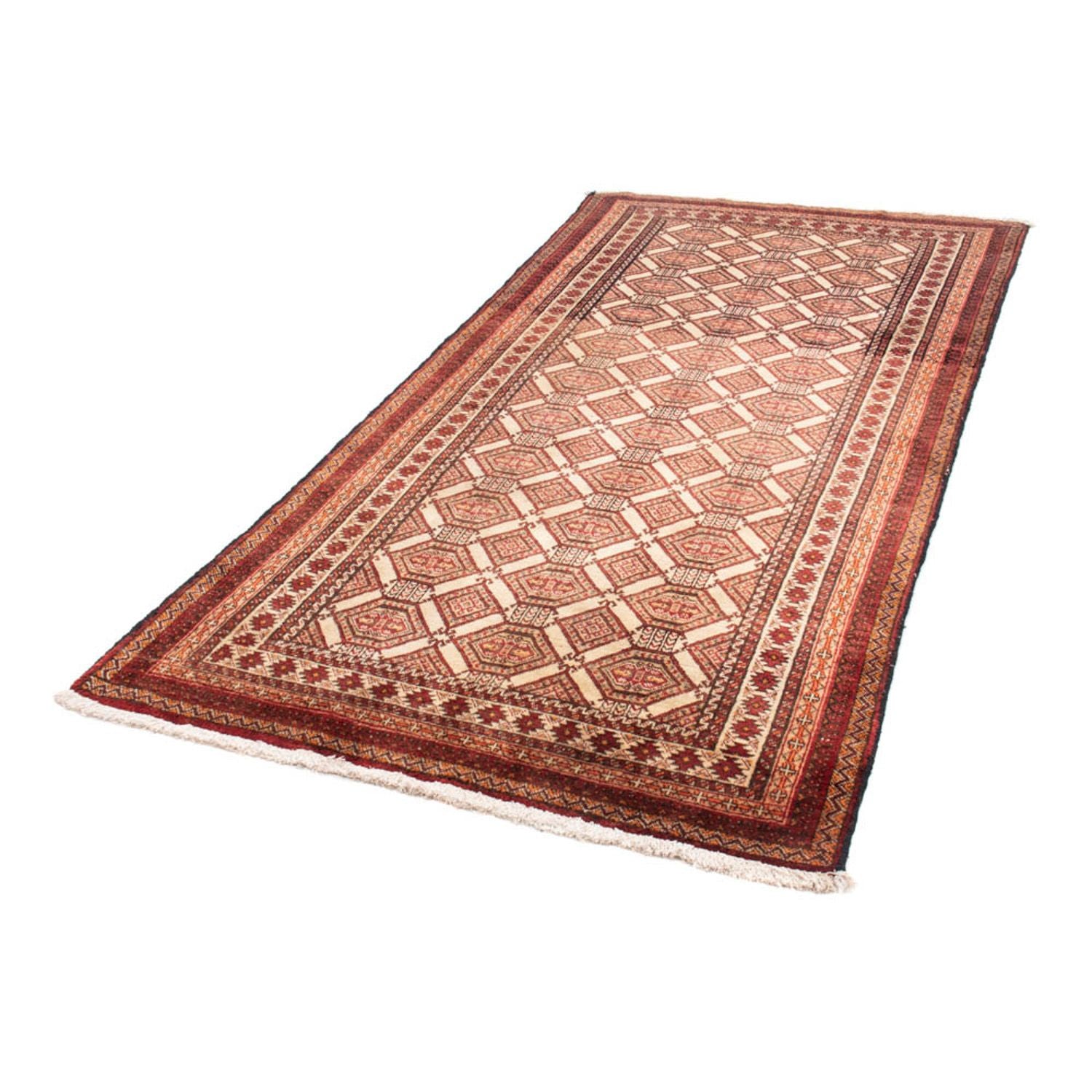 Tapis de couloir Tapis Belutsch - 222 x 111 cm - beige
