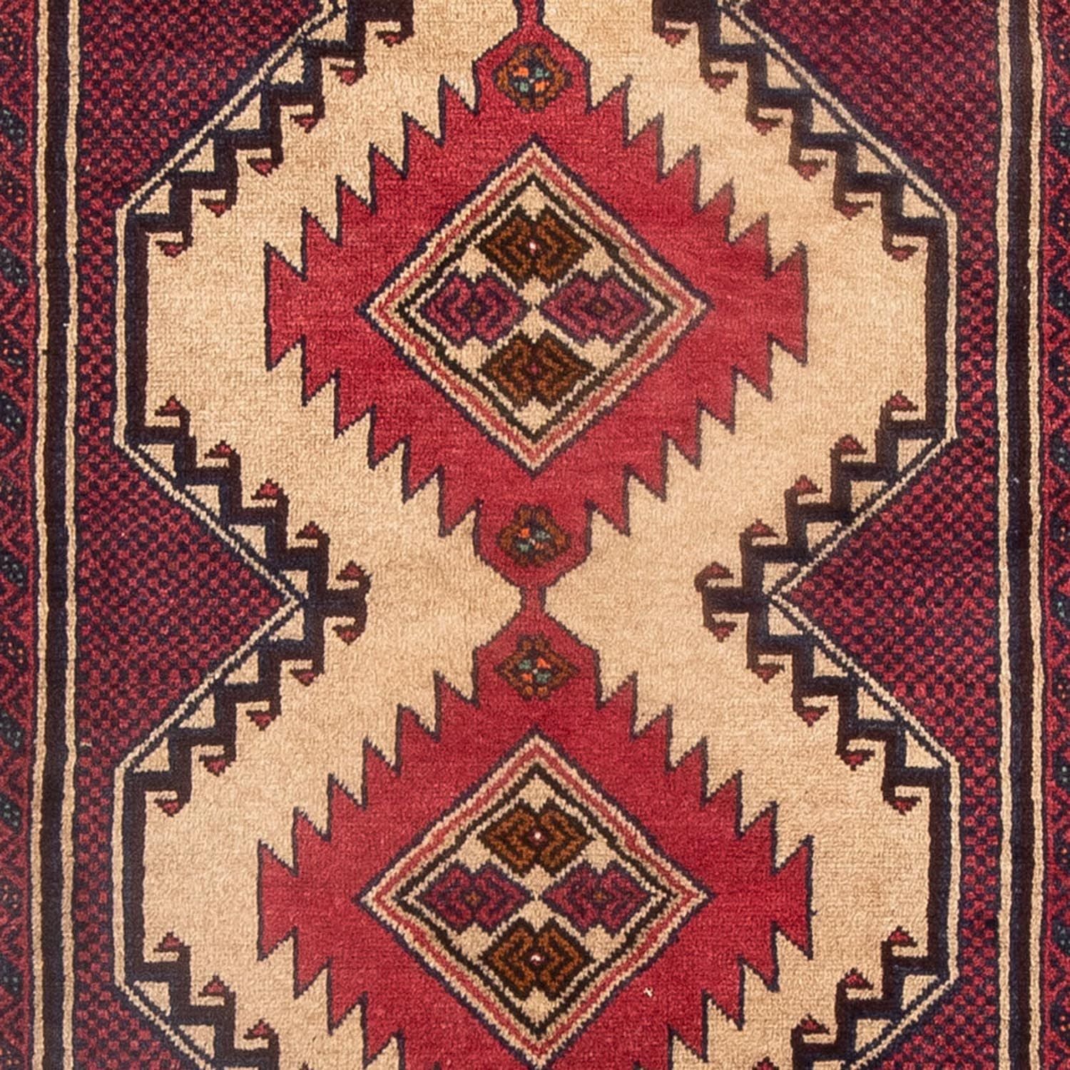 Tapis de couloir Tapis Belutsch - 205 x 103 cm - beige