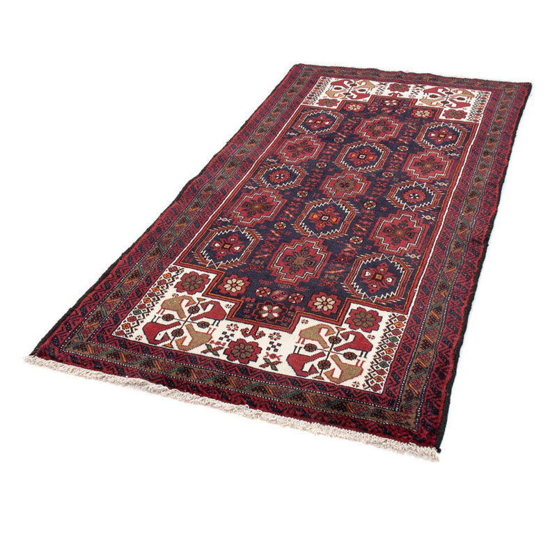 Tapis de couloir Tapis Belutsch - 188 x 100 cm - rouge