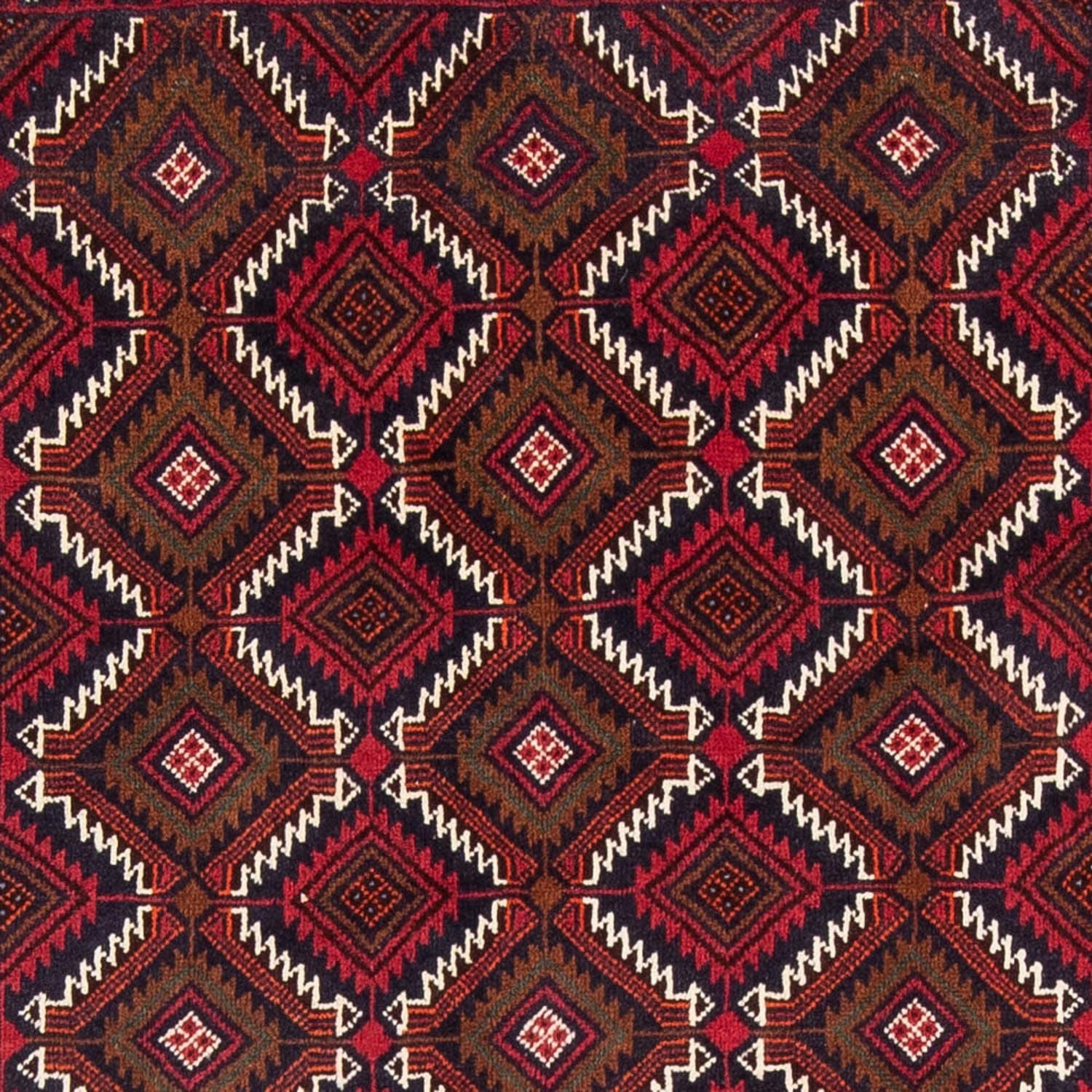 Tapis de couloir Tapis Belutsch - 197 x 107 cm - rouge foncé