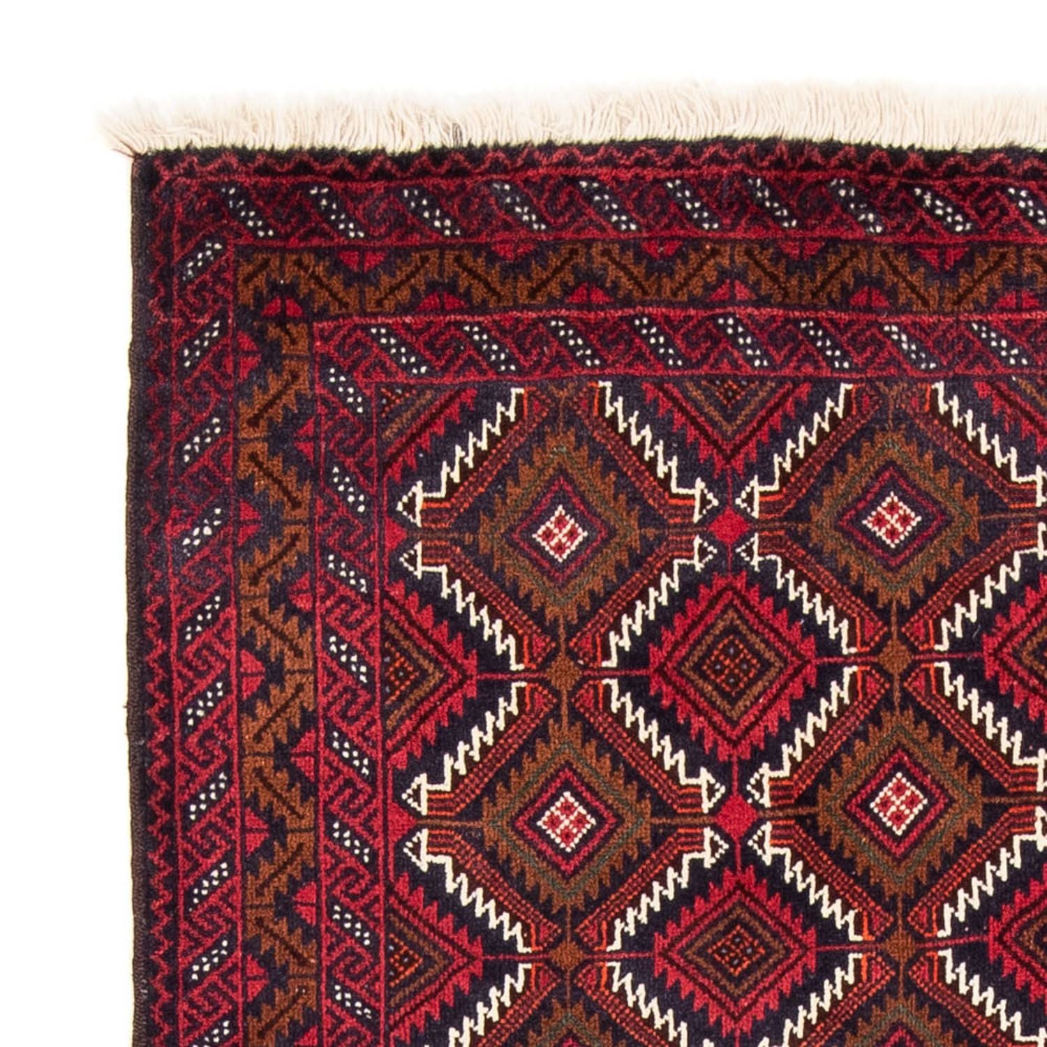 Tapis de couloir Tapis Belutsch - 197 x 107 cm - rouge foncé