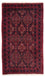 Tapis Belutsch - 169 x 136 cm - rouge foncé