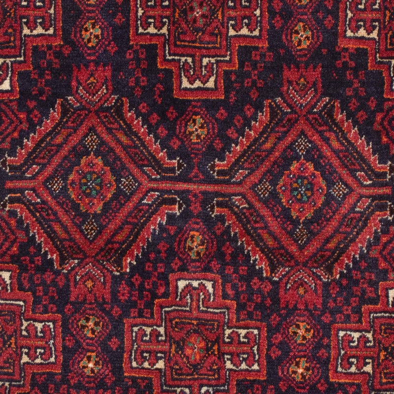 Tapis Belutsch - 169 x 136 cm - rouge foncé