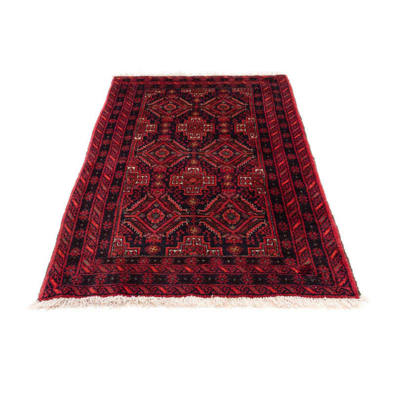 Tapis Belutsch - 169 x 136 cm - rouge foncé