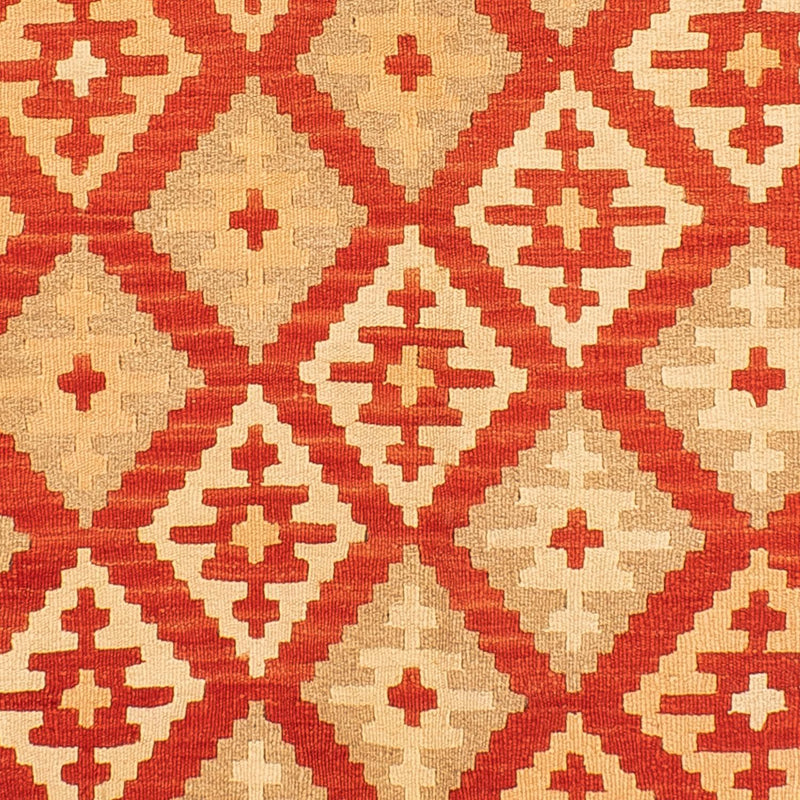 Tapis Kelim - Oriental - 206 x 152 cm - rouge foncé