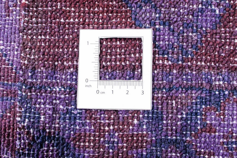 Tapis patchwork - 299 x 239 cm - violet
