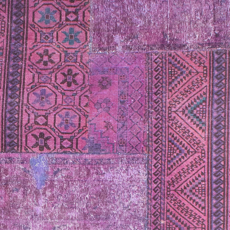 Tapis patchwork - 307 x 240 cm - multicolore