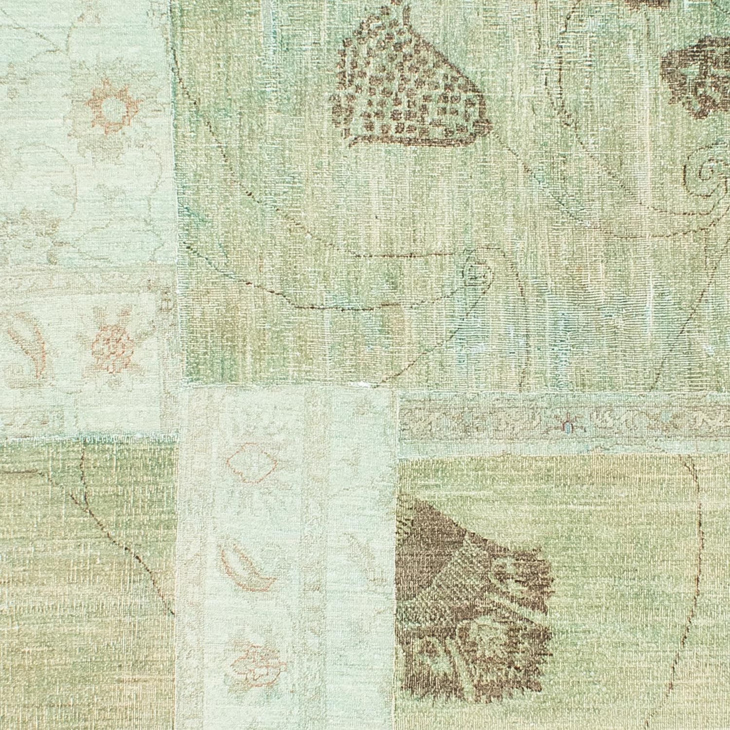 Tapis patchwork - 292 x 190 cm - multicolore