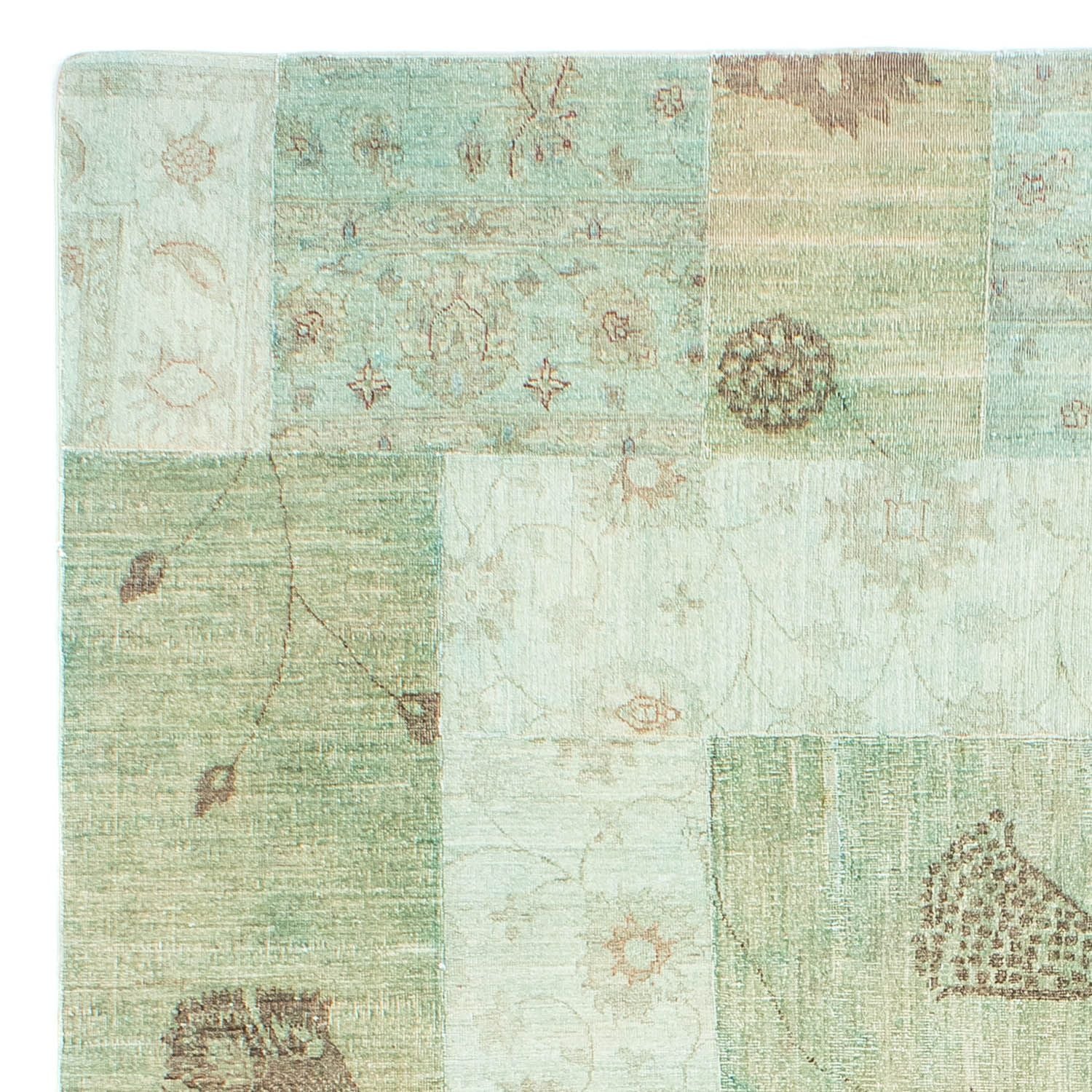 Tapis patchwork - 292 x 190 cm - multicolore