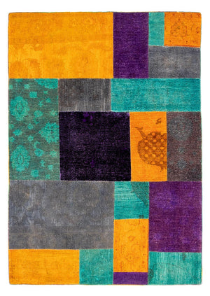 Tapis patchwork - 232 x 164 cm - multicolore